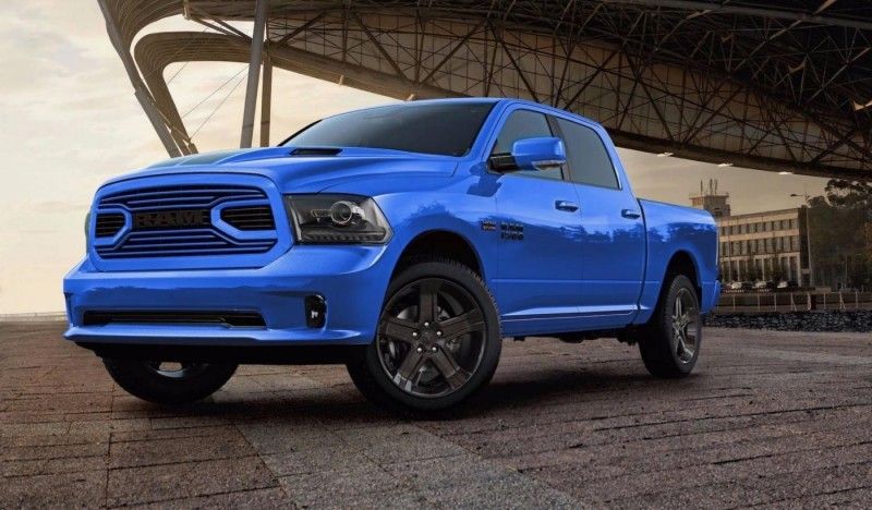 Dodge RAM 2018 Hydro blue – novinka